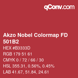 Farbcode: Akzo Nobel Colormap FD - 501B2 | qconv.com