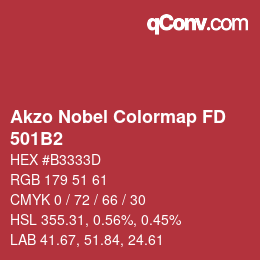 Código de color: Akzo Nobel Colormap FD - 501B2 | qconv.com