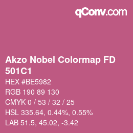 Color code: Akzo Nobel Colormap FD - 501C1 | qconv.com