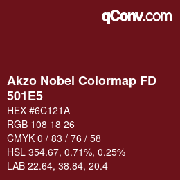 Color code: Akzo Nobel Colormap FD - 501E5 | qconv.com