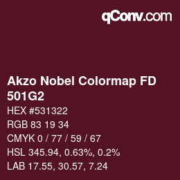 Farbcode: Akzo Nobel Colormap FD - 501G2 | qconv.com