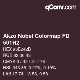 Farbcode: Akzo Nobel Colormap FD - 501H2 | qconv.com