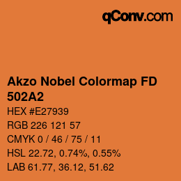 Color code: Akzo Nobel Colormap FD - 502A2 | qconv.com