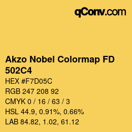 Color code: Akzo Nobel Colormap FD - 502C4 | qconv.com