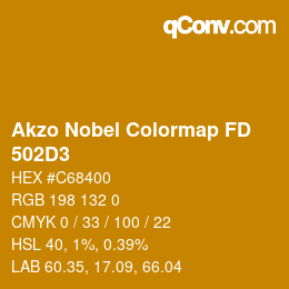 Code couleur: Akzo Nobel Colormap FD - 502D3 | qconv.com