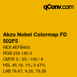 Color code: Akzo Nobel Colormap FD - 502F5 | qconv.com