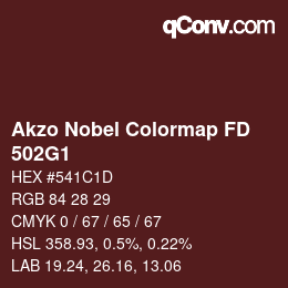 Farbcode: Akzo Nobel Colormap FD - 502G1 | qconv.com