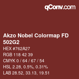 Farbcode: Akzo Nobel Colormap FD - 502G2 | qconv.com