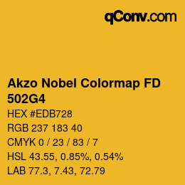 Code couleur: Akzo Nobel Colormap FD - 502G4 | qconv.com