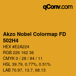 Color code: Akzo Nobel Colormap FD - 502H4 | qconv.com