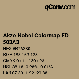 Color code: Akzo Nobel Colormap FD - 503A3 | qconv.com