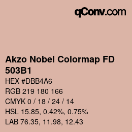 Color code: Akzo Nobel Colormap FD - 503B1 | qconv.com