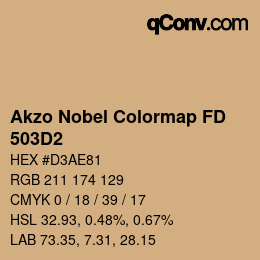 Color code: Akzo Nobel Colormap FD - 503D2 | qconv.com