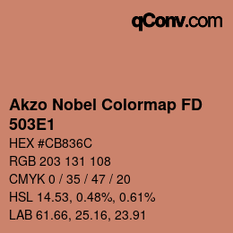 Code couleur: Akzo Nobel Colormap FD - 503E1 | qconv.com