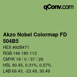 Color code: Akzo Nobel Colormap FD - 504B5 | qconv.com