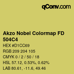 Color code: Akzo Nobel Colormap FD - 504C4 | qconv.com