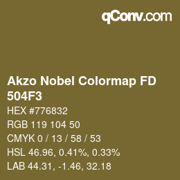 カラーコード: Akzo Nobel Colormap FD - 504F3 | qconv.com