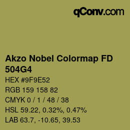 Color code: Akzo Nobel Colormap FD - 504G4 | qconv.com