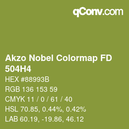 Color code: Akzo Nobel Colormap FD - 504H4 | qconv.com