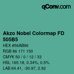 Code couleur: Akzo Nobel Colormap FD - 505B5 | qconv.com