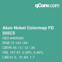 Color code: Akzo Nobel Colormap FD - 505C5 | qconv.com