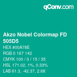 Color code: Akzo Nobel Colormap FD - 505D5 | qconv.com