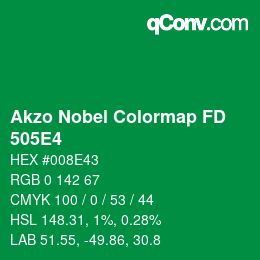 Color code: Akzo Nobel Colormap FD - 505E4 | qconv.com