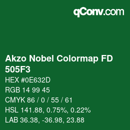 Color code: Akzo Nobel Colormap FD - 505F3 | qconv.com