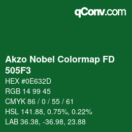 カラーコード: Akzo Nobel Colormap FD - 505F3 | qconv.com