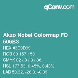 Code couleur: Akzo Nobel Colormap FD - 506B3 | qconv.com