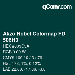 カラーコード: Akzo Nobel Colormap FD - 506H3 | qconv.com
