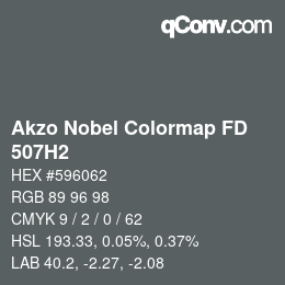 Color code: Akzo Nobel Colormap FD - 507H2 | qconv.com