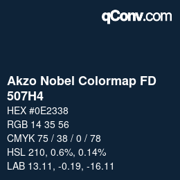 Code couleur: Akzo Nobel Colormap FD - 507H4 | qconv.com