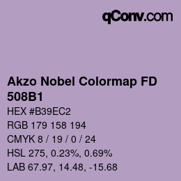 Color code: Akzo Nobel Colormap FD - 508B1 | qconv.com