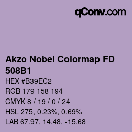 Código de color: Akzo Nobel Colormap FD - 508B1 | qconv.com