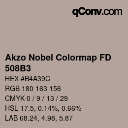 カラーコード: Akzo Nobel Colormap FD - 508B3 | qconv.com