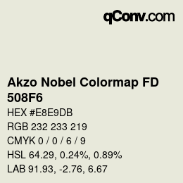 カラーコード: Akzo Nobel Colormap FD - 508F6 | qconv.com