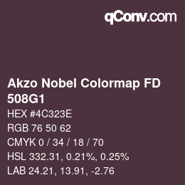Farbcode: Akzo Nobel Colormap FD - 508G1 | qconv.com