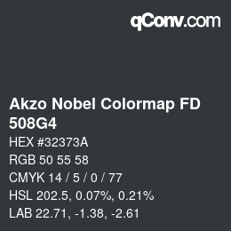 Color code: Akzo Nobel Colormap FD - 508G4 | qconv.com