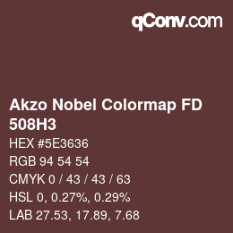 カラーコード: Akzo Nobel Colormap FD - 508H3 | qconv.com