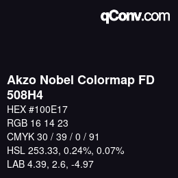 Color code: Akzo Nobel Colormap FD - 508H4 | qconv.com