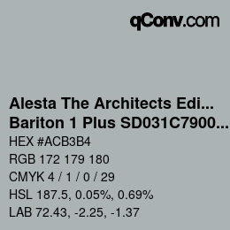 Farbcode: Alesta The Architects Edition - Bariton 1 Plus SD031C7900620 | qconv.com