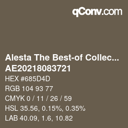 Farbcode: Alesta The Best-of Collection - AE20218083721 | qconv.com