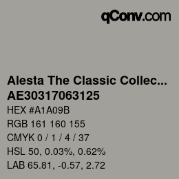 カラーコード: Alesta The Classic Collection - AE30317063125 | qconv.com