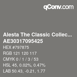 カラーコード: Alesta The Classic Collection - AE30317095425 | qconv.com