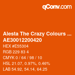 Código de color: Alesta The Crazy Colours Collection - AE30012200420 | qconv.com