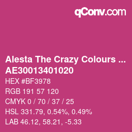 Código de color: Alesta The Crazy Colours Collection - AE30013401020 | qconv.com