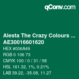 Código de color: Alesta The Crazy Colours Collection - AE30016601620 | qconv.com