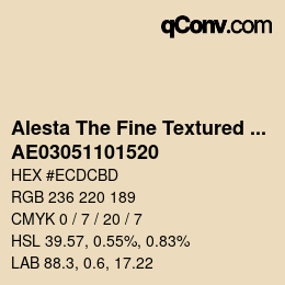 颜色代码: Alesta The Fine Textured Collection - AE03051101520 | qconv.com