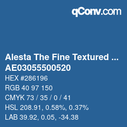 Farbcode: Alesta The Fine Textured Collection - AE03055500520 | qconv.com